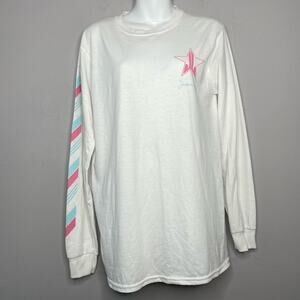 JEFFREE STAR Long Sleeve Shirt Unisex Small Pastel Snowflake 2020 Winter Box